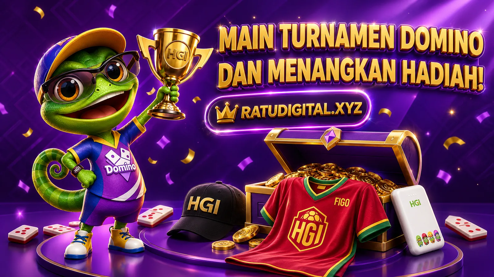 Turnamen Domino Gratis HGI, Cara Ikut dan Hadiahnya