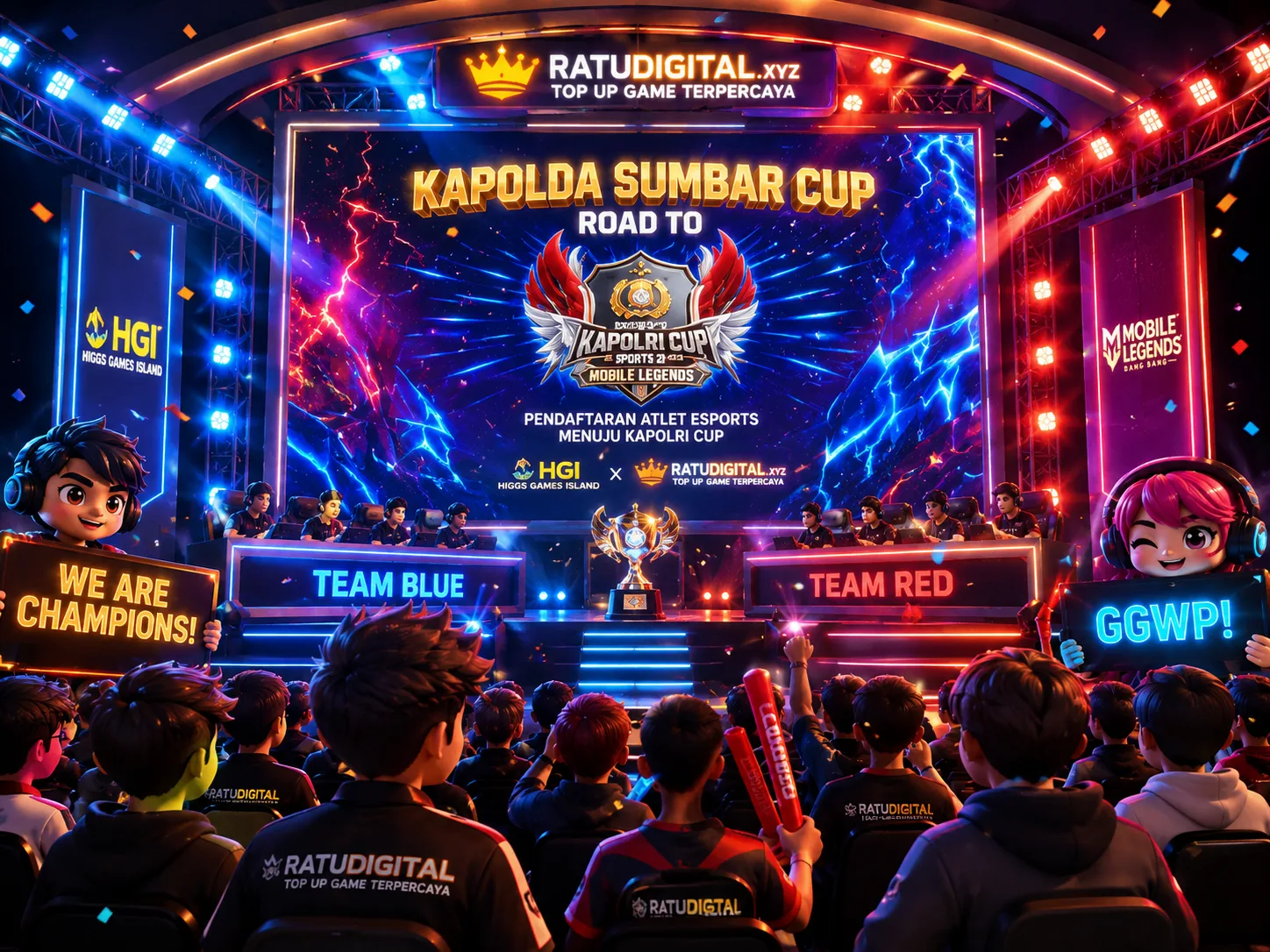 Turnamen Mobile Legends Polda Sumbar Cetak Atlet Esports